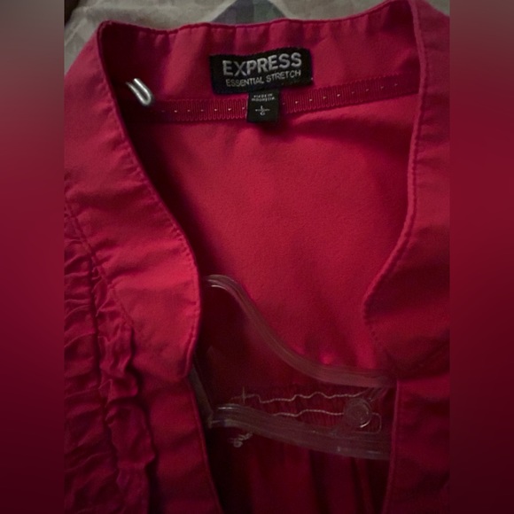 Express size large red blouse - Picture 4 of 4